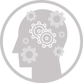 Icon of a head with cogs turning inside