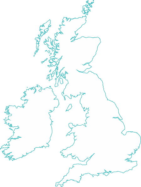 UK map displaying where Krysalis Consultancy operates